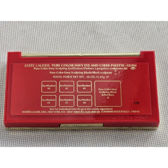 Estee Lauder Pure Color Envy Sculpting Eye Shadow & Cheek Palette Glam NEW - Picture 6 of 8